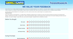 Desktop Screenshot of feedback.directcars.co.uk