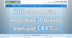 Desktop Screenshot of directcars.co.uk
